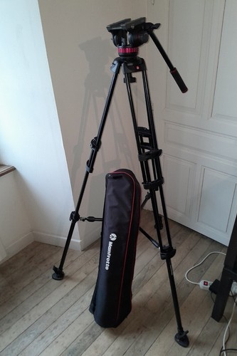 Manfrotto trépied vidéo - trépied,